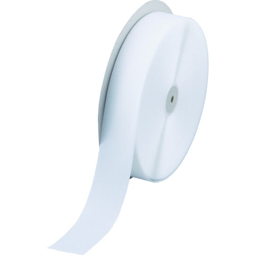 ＴＲＵＳＣＯ　マジックテープ　縫製用Ａ側　幅５０ｍｍＸ長さ２５ｍ　白　TMAH-5025-W　1 巻