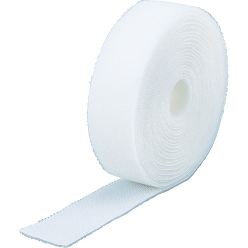 ＴＲＵＳＣＯ　マジックバンド［［Ｒ下］］結束テープ両面　幅４０ｍｍＸ長さ５ｍ白　MKT-4050-W　1 巻