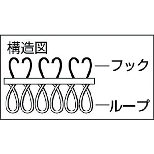 ＴＲＵＳＣＯ　マジックバンド［［Ｒ下］］結束テープ両面　幅４０ｍｍＸ長さ５ｍ白　MKT-4050-W　1 巻