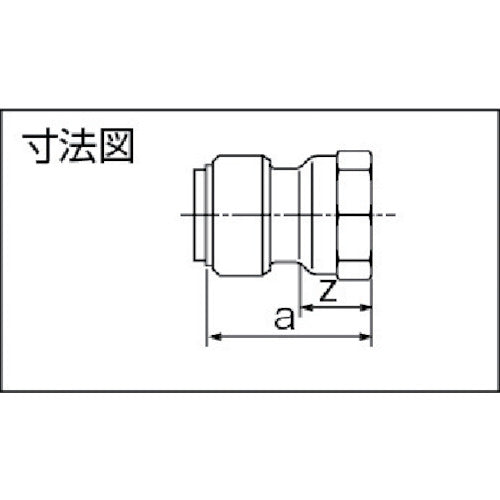 ｉｎｏｃ　イノクイック　雌アダプタ付ソケット　304IQSFA13SUX15A　1 個