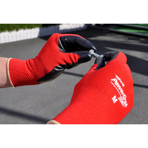 Towaron Nitrile Backless Gloves Power Glove ZERO Red S 516-S 1 Pair