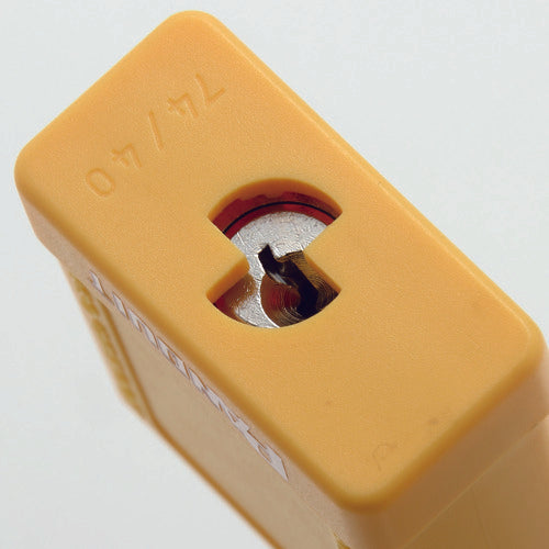 PANDUIT Non-conductive Padlock for Lockout, Yellow, PSL-8YL, 1 pc