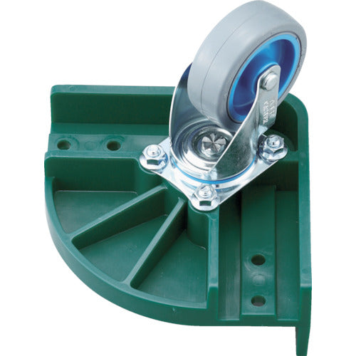 TRUSCO corner set for telescopic container trolley, noise-reducing type, with stopper x 2, FCD-CR-ALG-S 1 S