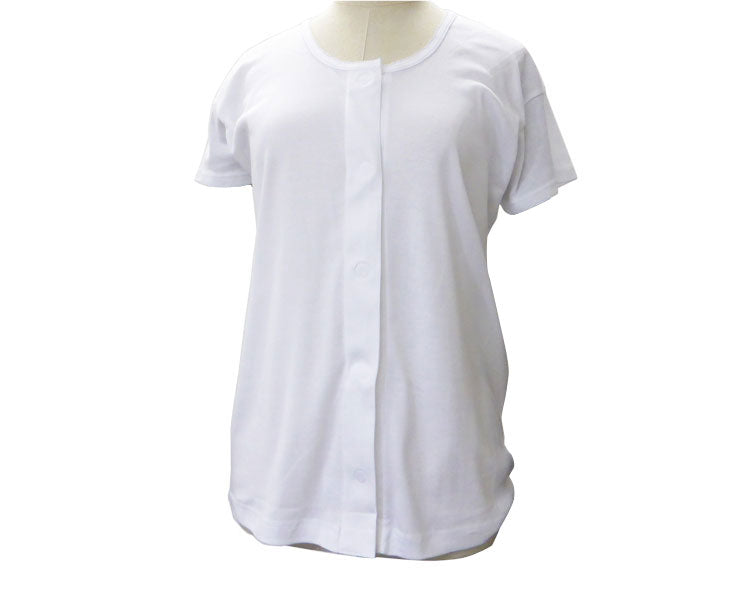 One-touch undershirt, short sleeves, women's / 077-850006-00 M 1 piece
