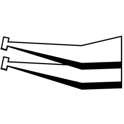 ｉｄｅａｌｔｅｋ　耐酸耐磁ステンレスＳＭＤピンセット　１１５ｍｍ　４５°先曲タイプ　SM103-SA-1-IT　1 本