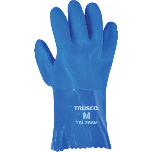 ＴＲＵＳＣＯ　耐油ビニール手袋１．２ｍｍ厚　ＬＬサイズ　右手用　１０枚入　TGL255LL-10R　1 袋