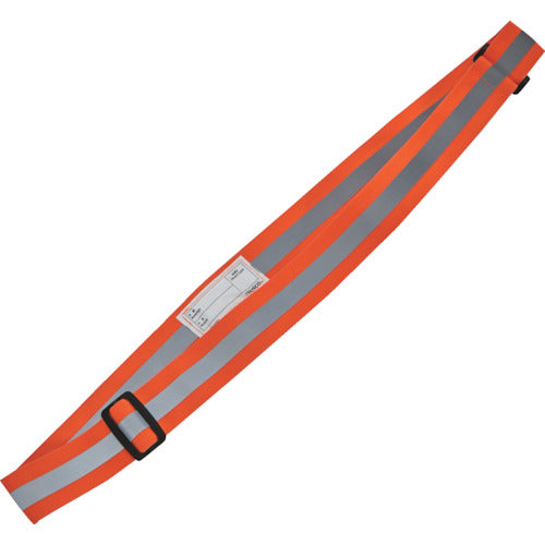 TRUSCO Stretchable Safety Sash, Fluorescent Orange, SSAT-OR, 1 Piece