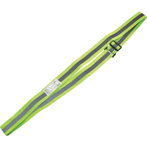 TRUSCO Stretchable Safety Sash, Fluorescent Lime, SSAT-L, 1 Piece