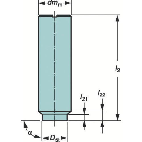 Sandvik CoroMill EH cylindrical shank holder (445) E25-A25-SS-140 1 piece