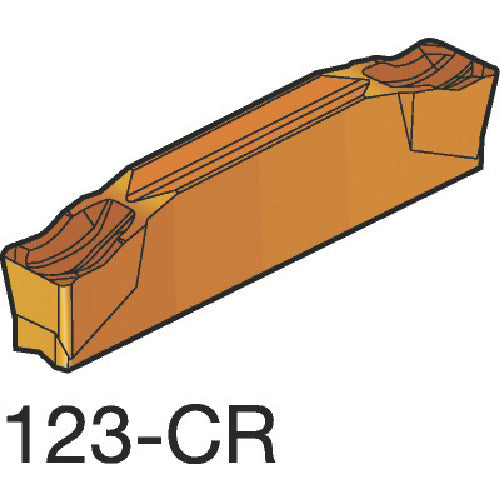 サンドビック　コロカット１・２　突切り加工用チップ（３２０）　１１４５　N123G2-0300-0003-CR　10 個