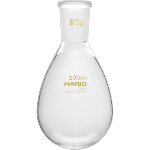 HARIO Common Ground Eggplant Flask 200ml TS24/40 NFJ-200-24.40-SCI 1 pc