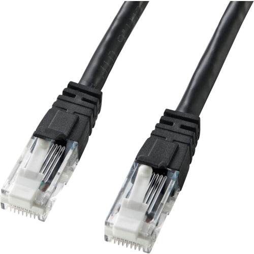 SANWA Anti-break Category 6 LAN cable KB-T6TS-01BKN 1 piece