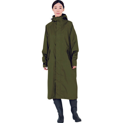 Kajimeiku 7440 Cycle Mode Raincoat Olive L 7440-58-L 1 unit