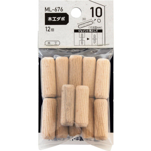 WAKI 목공 다보 10×30 mm ML676 1봉