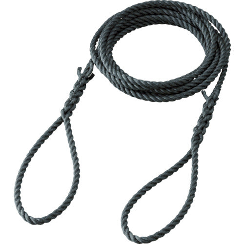 TRUSCO Polypropylene Rope with Base, Wire Diameter 9mm x Length 5m, TPP-95, 1 Piece