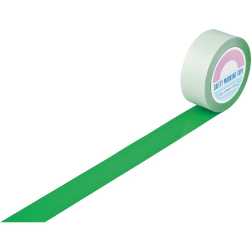 Midori Juji Guard Tape (Line Tape) Green GT-501G 50mm width x 100m for indoor use 148052 1 roll