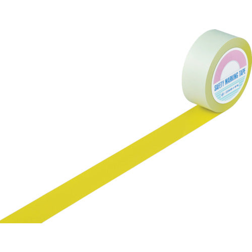 Green Cross Guard Tape (Line Tape) Yellow GT-501Y 50mm width x 100m for indoor use 148053 1 roll