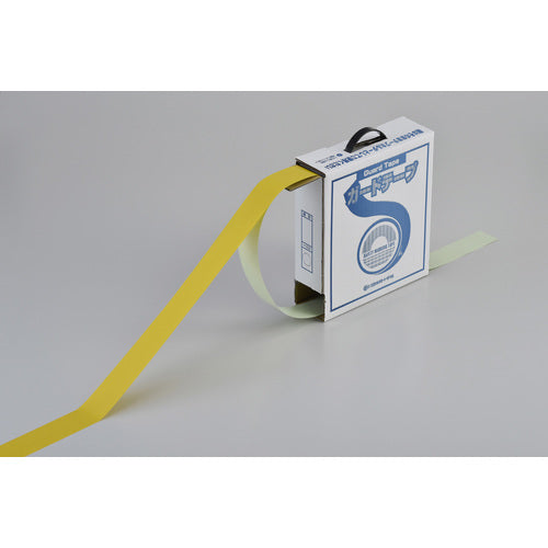 Green Cross Guard Tape (Line Tape) Yellow GT-501Y 50mm width x 100m for indoor use 148053 1 roll