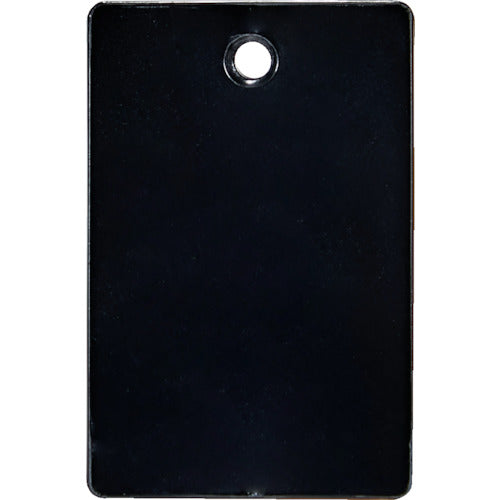 TRUSCO 스티롤 번호표 무지 직사각형 대 57X38mm 5장입 블랙 TRFL-BK 1 PK