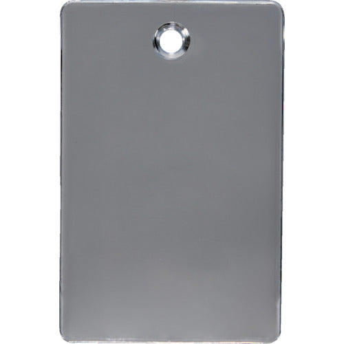 TRUSCO 스티롤 번호표 무지 직사각형 대 57X38mm 5장입 클리어 TRFL-CL 1 PK