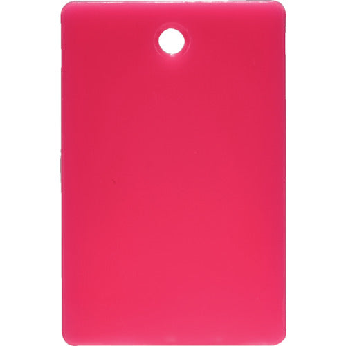 TRUSCO 스티롤 번호표 무지 직사각형 대 57X38mm 5장입 핑크 TRFL-P 1 PK