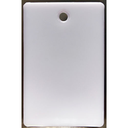 TRUSCO 스티롤 번호표 무지 직사각형 대 57X38mm 5장입 화이트 TRFL-W 1 PK