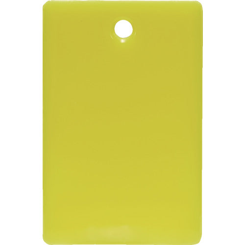 TRUSCO 스티롤 번호표 무지 직사각형 소 45X30mm 5장입 황색 TRFS-Y 1 PK