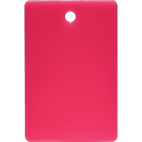 TRUSCO 스티롤 번호표 무지 직사각형 소 45X30mm 5장입 핑크 TRFS-P 1 PK