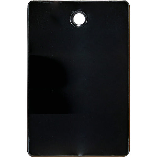 TRUSCO 스티롤 번호표 무지 직사각형 소 45X30mm 5장입 블랙 TRFS-BK 1 PK