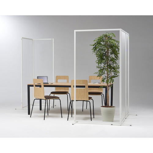 TRUSCCO 마그넷 파테이션 600XH1800 투명 아크릴 패널 TMGP-1806AR 1대