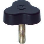 三星　蝶ボルト　イーグルスターノブ“三平”　ねじ寸法Ｍ６×１　黒　ESK33-M6X20-BK-P　1 個