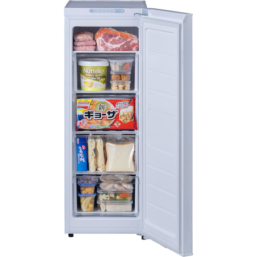 ＩＲＩＳ　５３８５６３　スリム冷凍庫　８０Ｌ　IUSN-8A-W　1 台