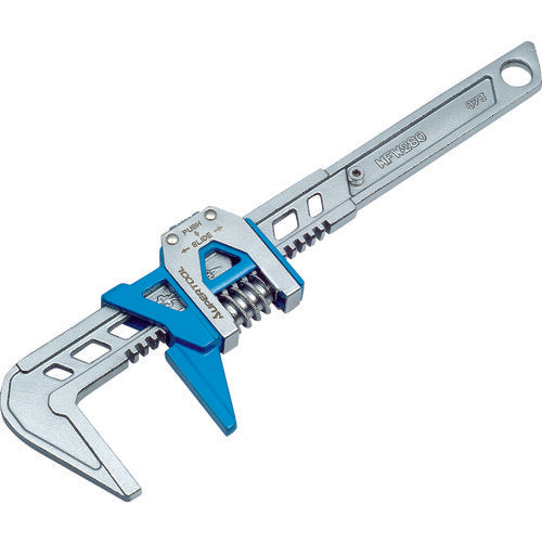 スーパー　早送りワイドモーターレンチ　口開き：０〜８０ｍｍ　全長２８４ｍｍ　MFW280S　1 丁