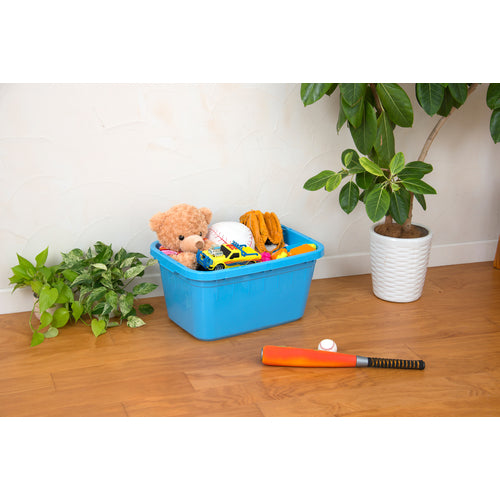 TONBO Square Basin Jumbo with Drain Plug, Blue, 60L, 799, 1 pc