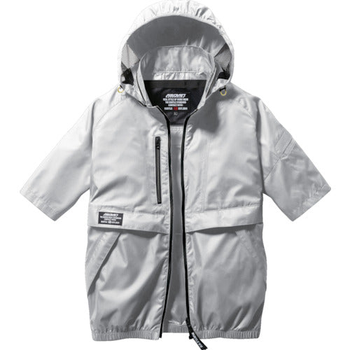 ＢＵＲＴＬＥ　ＡＣ半袖ブルゾン　ＡＣ１１７６−０５−ＸＸＬ　シルバー　AC1176-05-XXL　1 着