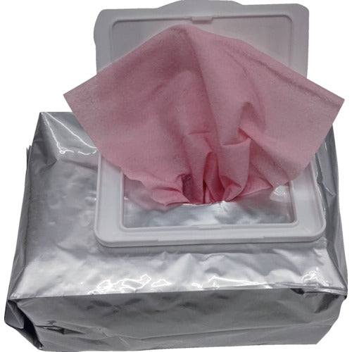 橋本　除菌パウチノンアルコール　ピンク　１５０Ｘ２００ｍｍ　１１０枚入　NJ11P　1 袋