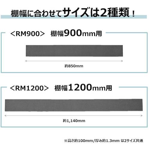 ＫＩＮＧ　ＪＩＭ　収納棚に敷く落下予防マットＲＭ１２００　RM1200　1 箱