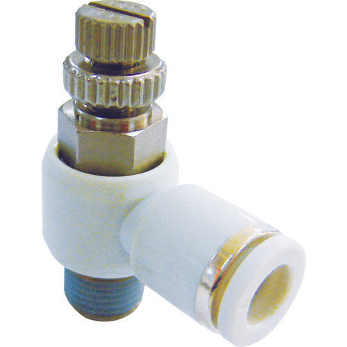 CONVUM Speed ​​Controller Elbow Type Suitable Tube Outer Diameter 4mm WNSE04-M5-O 1 pc