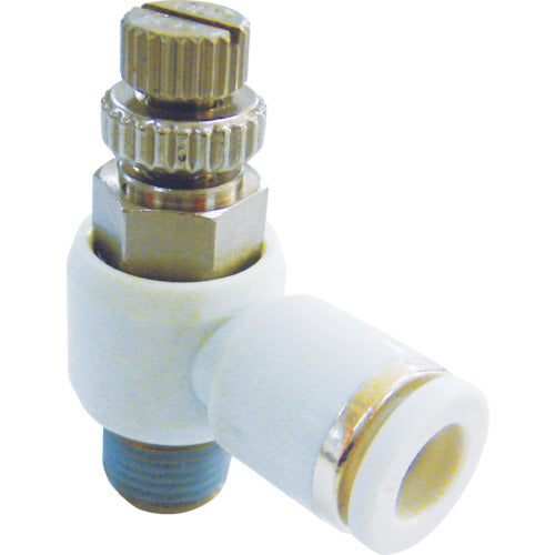 CONVUM Speed ​​Controller Elbow Type Suitable Tube Outer Diameter 8mm WNSE08-01-O 1 pc