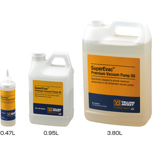 Yellow Jacket Vacuum Pump Oil 0.47L Y93091 1 pc