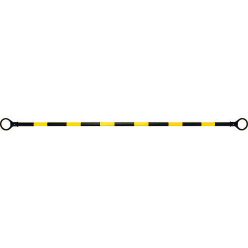 TRUSCO 가드 바 길이 1.6m 옐로우 블랙 TGB-YB15 1개