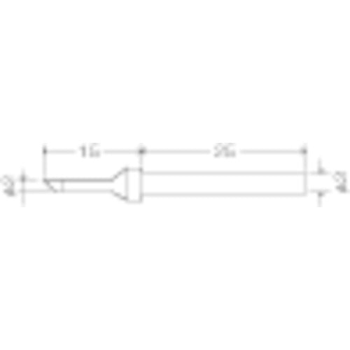 グット　はんだこてＣＳ−２１／３１用替こて先２Ｃ型　CS-20/30RT-2C　1 個