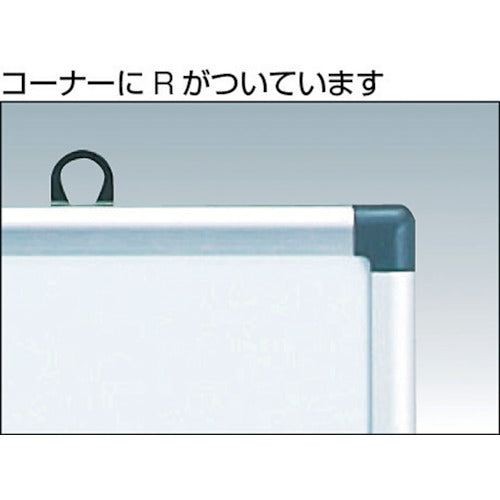 TRUSCCO 스틸제 화이트 보드 무지・종횡 겸용 타입 600X900 GH-122C-A 1장