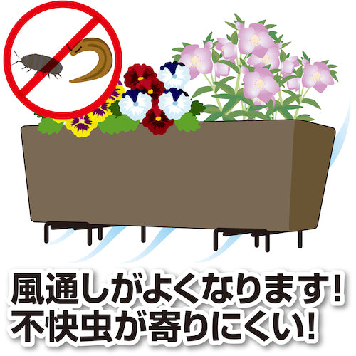 ＴＲＵＳＣＯ　プランタースタンド　黒　２個入　PRS-2-BK　1 組