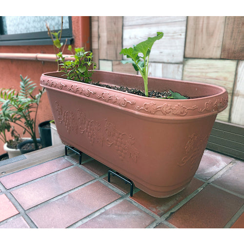 ＴＲＵＳＣＯ　プランタースタンド　黒　２個入　PRS-2-BK　1 組