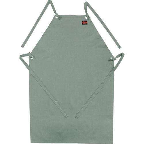 Nikko Bussan Armatex Flame Retardant Chest Apron Earth Green F AX1102 F EG 1 Piece