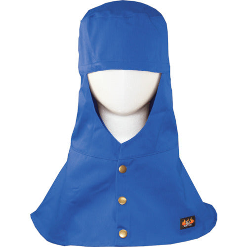 Nikko Bussan Armatex Flame Retardant Hood (without brim) Blue LL AX1301 LL BL 1 piece