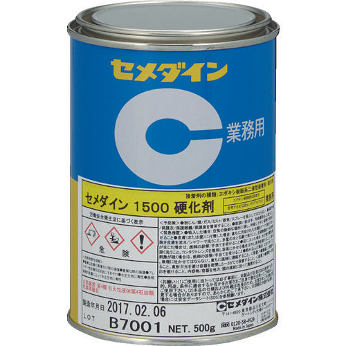 セメダイン　１５００硬化剤　（標準タイプ）　５００ｇ　ＡＰ−０３２　AP-032　1 缶