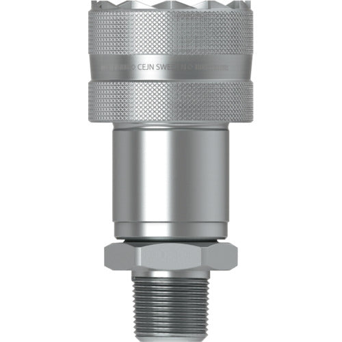 ＣＥＪＮ　シリーズ２３２　スクリュータイプカップリング　ティースロック付　呼径６．３ｍｍ　ＮＰＴ１／４オネジ　10-232-1492　1 個