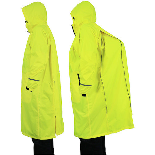 K-WORK Backpack Raincoat Black W-70-BK 1 unit